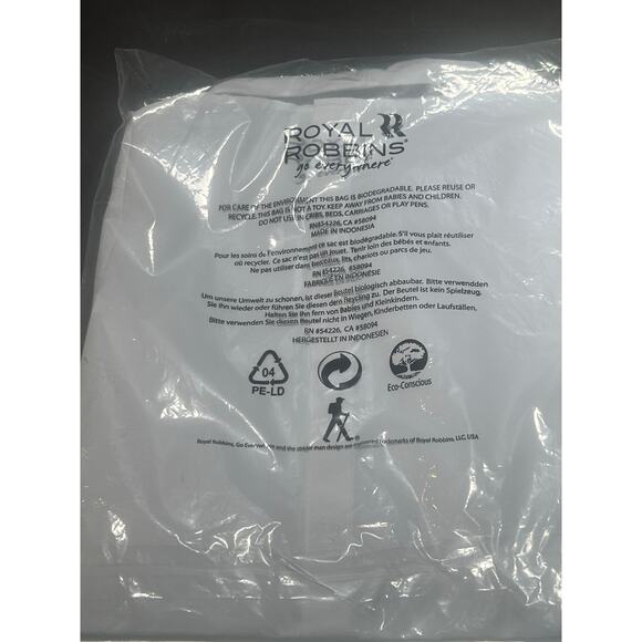 Royal Robbins Expedition Stretch 3/4 Sleeve Womens White UV50 Large NWT - Picture 5 of 6